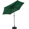 CAVINAS 9 Ft 3 Tier Auto-tilt Patio Umbrella with Tilt Adjustment,Outdoor Umbrella with 8 Steel Ribs for Poolside and Yard,No Base - 4 of 4