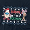 Boys' Ren & Stimpy Happy Stinky Holidays Ugly Christmas Sweater T-Shirt - 2 of 4