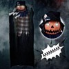 6FT Halloween Decorations Outdoor - Hanging Animatronic Halloween Decoration with Glowing Eyes and Sound  Halloween Outdoor Decor Haunted House Decor - 3 of 4