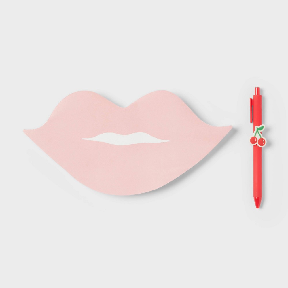 Lips Notepad with Pen Set - Room Essentials™