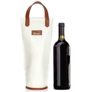 Tirrinia Single Bottle Wine Gift Bag, Insulated Padded Thermal Wine Cooler Bag - 1 of 4