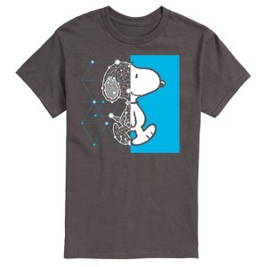 Men's - Peanuts - Snoopy Wire Frame Short Sleeve Graphic T-Shirt - 1 of 4