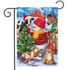 Briarwood Lane Christmas Garden Flag 12x18 For Outdoor Barnyard Snowman For Christmas Garden Flag Flags For Outside - 2 of 4