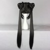 Unique Bargains Women's Wigs 33" Black with Wig Cap - 3 of 4