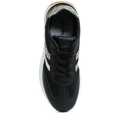 Женские кроссовки London Rag Womens Tapers Glitter Detail Chunky Sneakers 7 — фото 4