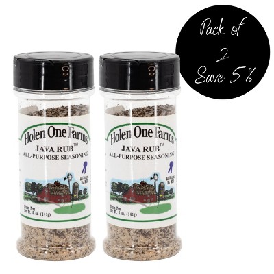 Holen One Farms 5 oz Java Rib and Roast Rub - Pack of 2