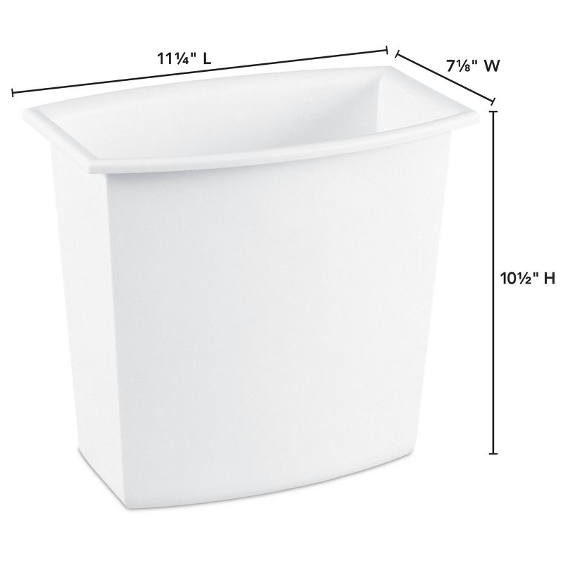 2gal Wastebasket White - Room Essentials&#8482;, 5 of 7