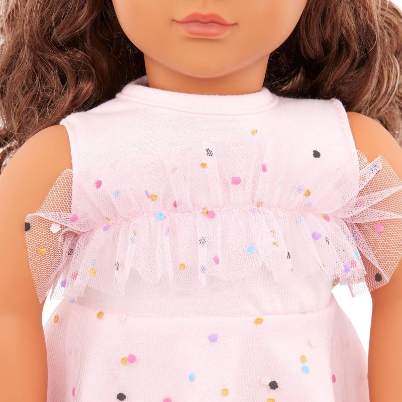 Our Generation Pink &#38; Colorful Confetti-Print Dress Outfit for 18&#39;&#39; Dolls, 5 of 6