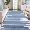 Area Rug Machine Washable Rug Non Slip Non Shedding Indoor Carpet Modern Berber Stripe Low Pile Foldable Throw Rug for Bedroom Living Room Kids Room - 3 of 4