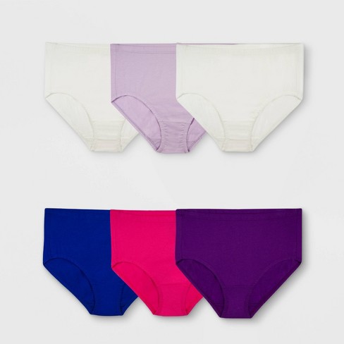 Fruit of the Loom Women's Tag Free Cotton Hipster Panties Multipack Regular & Plus Size 
