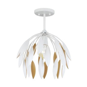 Capital Lighting Margeaux 1 - Light Pendant in  Matte White - 1 of 4