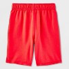 Boys' 2pk Adaptive Knit Shorts - Cat & Jack™ Black/Red - 2 of 3