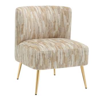 Fran Contemporary Upholstered Slipper Chair - LumiSource