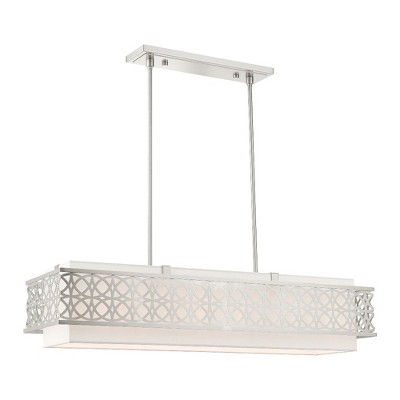 Livex Lighting Calinda 6 - Light Chandelier in  Brushed Nickel