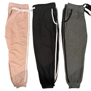 3 Pack Fleece Joggers Ultra Soft - 1 of 3