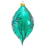 Glitter Lab 7.0 Inch Opulent Flower On Emerald Drop Spring Tree Ornament , Christmas Decor Spring Christmas Teardrop (1PC) - 3 of 4