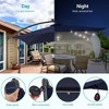 Sonkuki 8.2 x 8.2 Ft. LED Patio Offset Umbrella With Base for Garden, Backyard and Poolside - 4 of 4