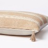 Woven Plaid Throw Pillow with Tassel Zipper - Threshold™ designed with Studio McGee - image 4 of 4