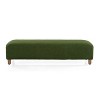 NicBex 51.25 Inch Storage Ottoman Bench Modern Velvet Bench with 1 Pillow, Arms and Wooden Frame for Living Room, Bedroom, Load 250 lb - 2 of 4