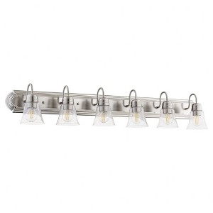 Quorum Lighting 6 - Light Vanity in  Satin Nickel - 1 of 1