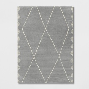 Glacier Diamond Woven Runner Rug - Threshold™ - 1 of 4