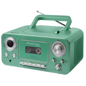 Studebaker SB2135BT Portable Stereo CD Player with Bluetooth, AM/FM Stereo Radio and Cassette Player/Recorder - 1 of 4
