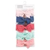 Hudson Baby Infant Girl Cotton and Synthetic Headbands, Multicolor Bow, 0-24 Months - 2 of 4