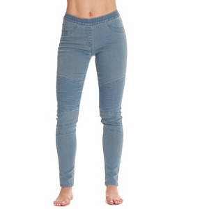 Just Love Denim Wash Jeggings for Women 6776-MDDEN-XS - 1 of 2