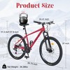AENKYO 26-Inch Mountain Bike for Men & Women, 24-Speed Shimano Drivetrain,Easy to Assemble All-Terrain Adult Bicycle for Teen, Black - 2 of 4