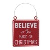 Melrose Holiday Sentiment Ornament (Set of 6) - 4 of 4