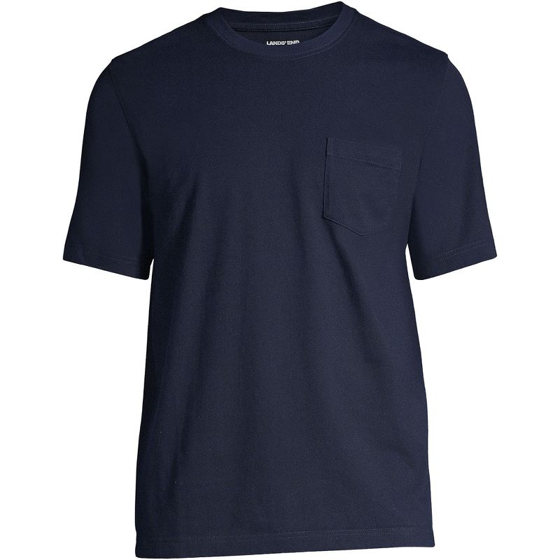 Lands' End Men's Super-T Short Sleeve T-Shirt with Pocket, 3 of 6
