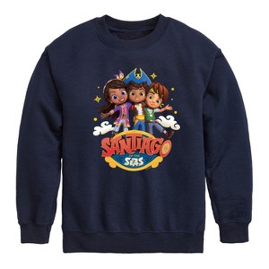 Boys' - Santiago of The Sea - The Crew Graphic Long Sleeve Fleece Sweatshirt - 1 of 4