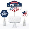 Big Dot of Happiness Happy Veterans Day - Patriotic Centerpiece Sticks - Table Toppers - Set of 15 - 3 of 4