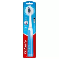 Colgate 360 Floss Tip Deep Reach Bristles Sonic Powered Battery Toothbrush - Soft - 1ct