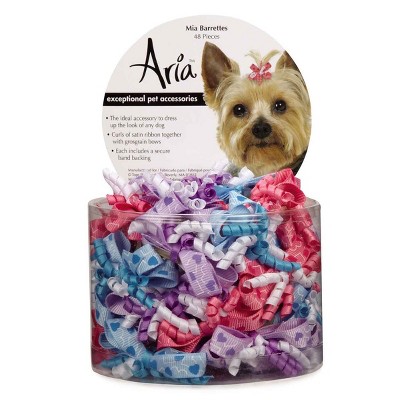 Aria Mia Dog Bow Canister 48 pieces