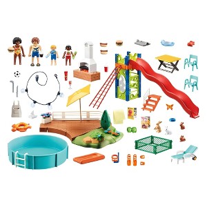 Playmobil Playmobil 70987 Pool Party Building Set - 1 of 4