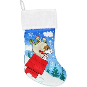 Kurt Adler Peanuts Snoopy Stocking, The Flying Ace, 19in - 1 of 3