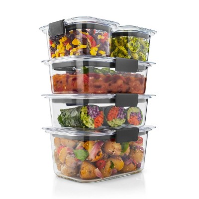 LunaLulinlk Leak-proof and stain-resistant clear food storage containers, set of 10