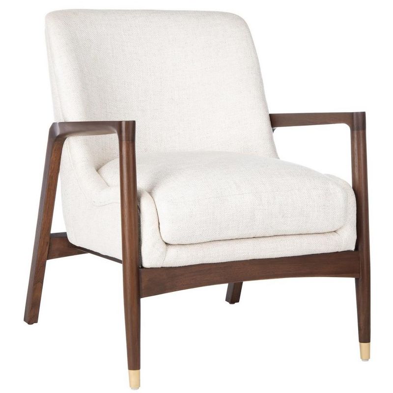 Flannery Mid-Century Accent Chair - Cream - Safavieh., 3 of 10