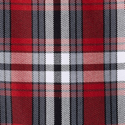 red/graphite plaid