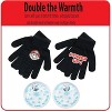 Nintendo Super Mario Bros. Winter Hat and 2 Pair Gloves (Toddlers/Little Boys), Size Age 4-7,Super Mario Gloves Set Black with Handwarmers - 3 of 4