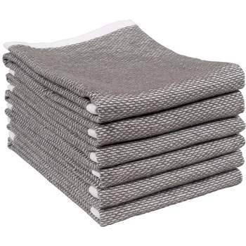 KAF Home Reversible Terry Web Kitchen Towels | Set of 6 18 x 28 Inch Absorbent, Durable, Beautiful, and Luxuriously Soft Kitchen Towels