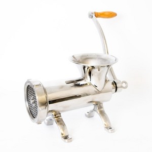 Lehman's Clamp-Down Meat Grinder #32, Manual Hand-Cranked Stainless Steel Meat Grinder for Home Use, Easy to Clean and Store - 1 of 4