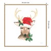 Amanti Art Critter Greetings VIII by Jenaya Jackson Canvas Wall Art Print Framed 30-in. x 30-in. - 4 of 4