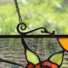 Chloe Lighting Bonica Tiffany-Style Floral Stained Glass Window Panel 24" Height - 4 of 4