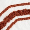 Sweet Jojo Designs Gender Neutral Unisex Baby Crib Bedding Set - Boho Fringe Rust Orange Ivory Off White 4pc - 4 of 4