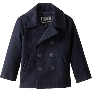 Rothschild Little/Big Boys' Double-Breasted Faux Wool Peacoats - 1 of 3