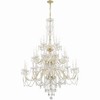 Crystorama Lighting Traditional Crystal 25 - Light Chandelier in  Polished Brass - 3 of 4