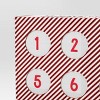 12 Day Christmas Countdown Punch Box Red/White - Wondershop™ - 3 of 3