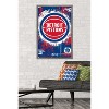 Trends International NBA Detroit Pistons - Maximalist Logo 23 Framed Wall Poster Prints - 2 of 4